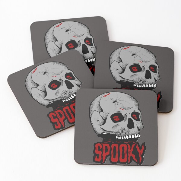 Item preview, “Creepy Skull Horror Design – Spooky Halloween Art” designed and sold by MotifShop2025.