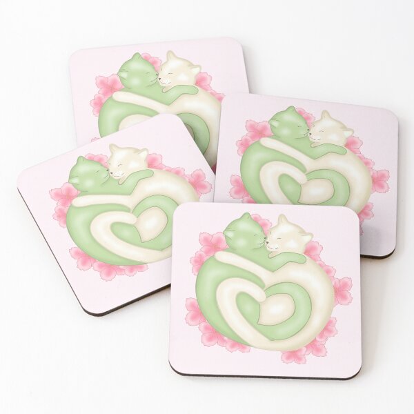 Item preview, Matcha cats designed and sold by Sunnydraws7.