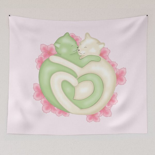 Item preview, Matcha cats designed and sold by Sunnydraws7.