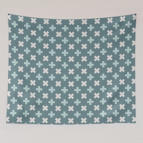 Item preview, Geometric Pattern: Lucile: Seafoam designed and sold by Red Wolf.