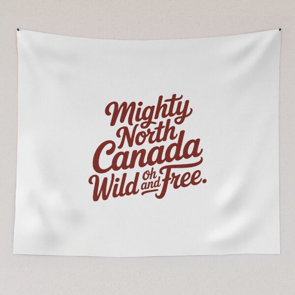 Item preview, Mighty North Canada Hand Lettering Design designed and sold by Paper Drip.