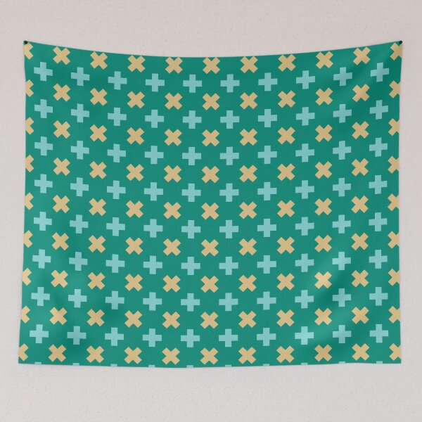 Item preview, Geometric Pattern: Lucile: Turquoise designed and sold by Red Wolf.