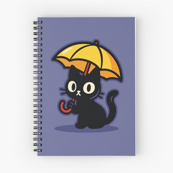 Aperçu de l'œuvre Umbrella Cat – Restez vigilant sous la pluie créée et vendue par Dazzlement.