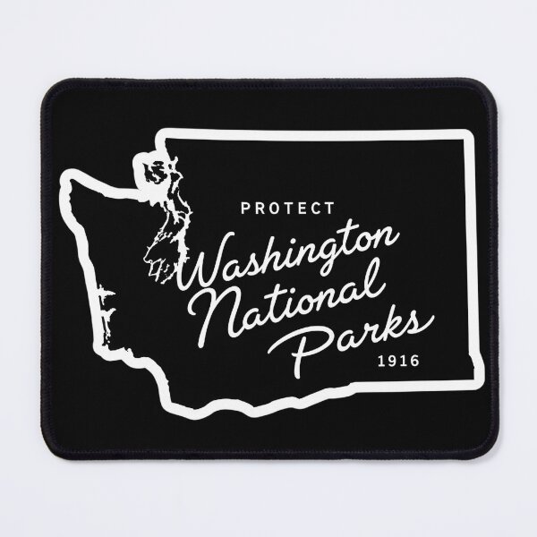 Item preview,  Protect Washington National Parks Map  designed and sold by LittleArij.
