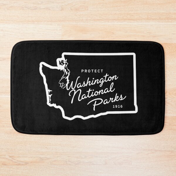 Item preview,  Protect Washington National Parks Map  designed and sold by LittleArij.