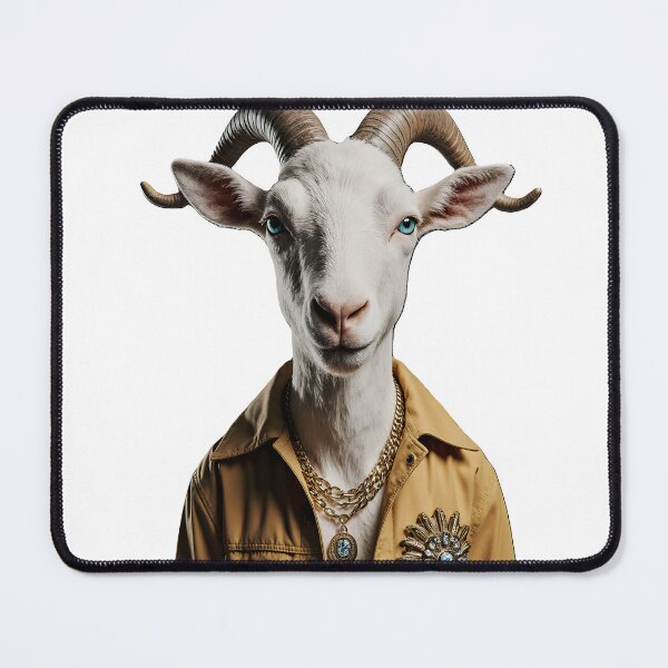 Item preview, Graphic art Gideon the Goat designed and sold by Art Crea Nova.