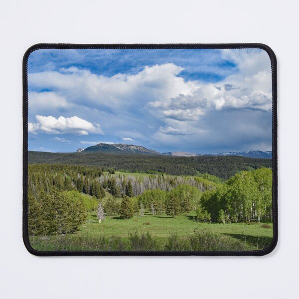 Item preview, Lush Green Valley Mountain Range Under Cloudy Sky designed and sold by KillNFuel.