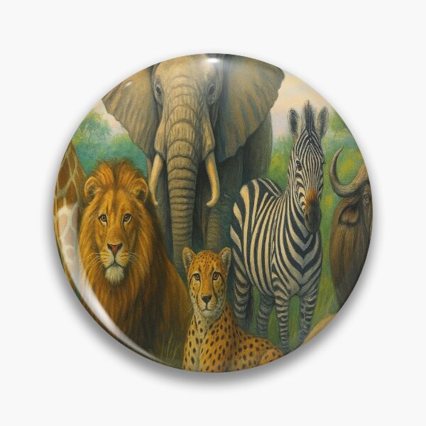 Item preview, "Selvagem e Majestoso: Fauna Africana em Harmonia" designed and sold by Leonornature.