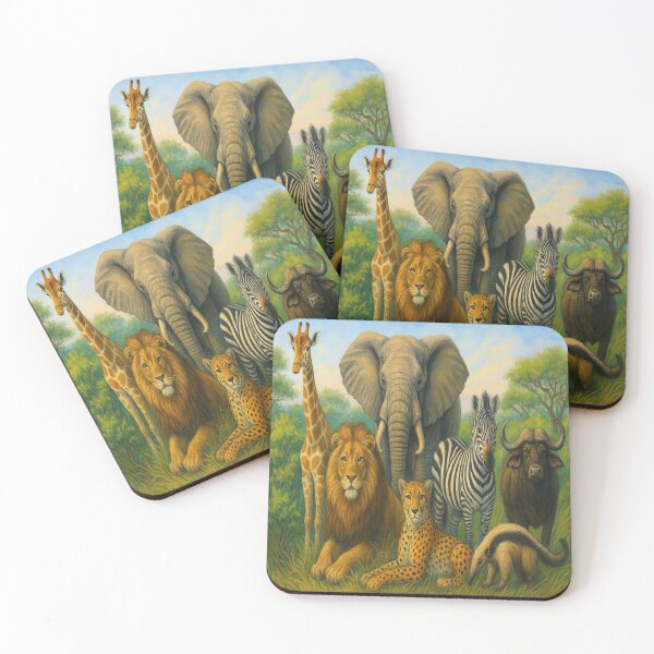 Item preview, "Selvagem e Majestoso: Fauna Africana em Harmonia" designed and sold by Leonornature.
