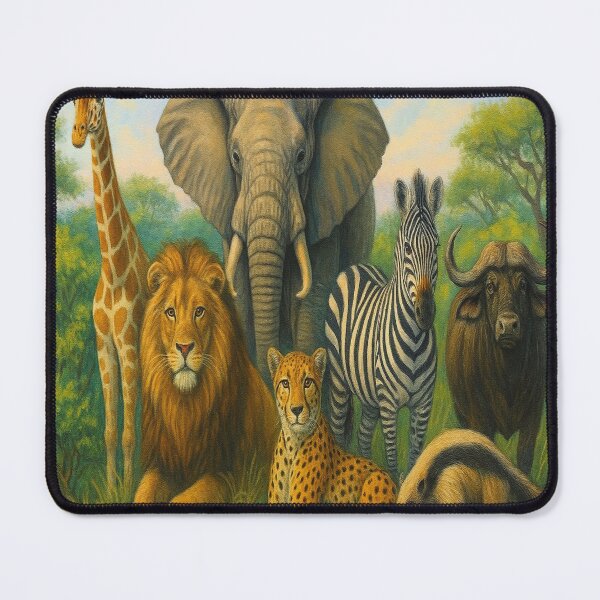 Item preview, "Selvagem e Majestoso: Fauna Africana em Harmonia" designed and sold by Leonornature.