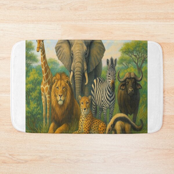 Item preview, "Selvagem e Majestoso: Fauna Africana em Harmonia" designed and sold by Leonornature.