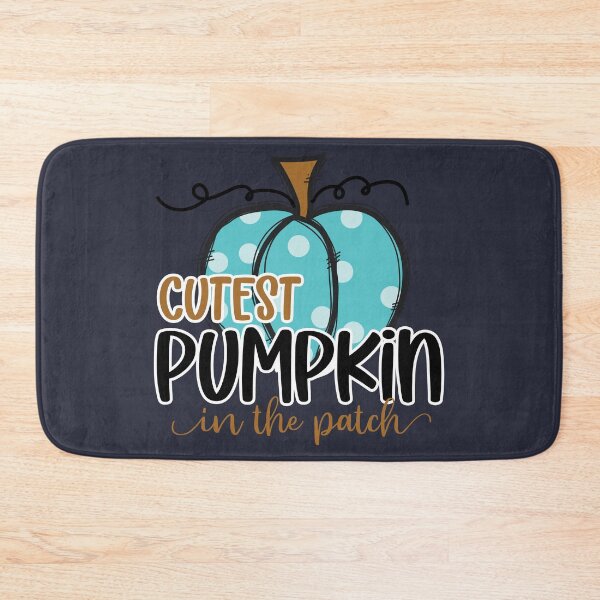Item preview, Cutest Pumpkin in the Patch – Watercolor Hand-Drawn Turquoise Pumpkin – Halloween & Fall Art designed and sold by petpuppymania.