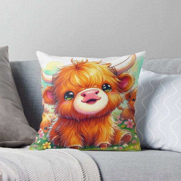 Item preview, Happiest Highland Cutie Cows designed and sold by Sunflwrconcepts and Designs.