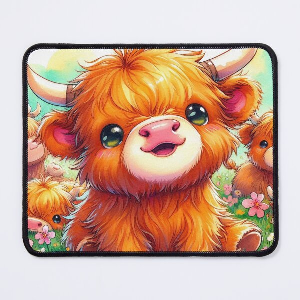 Item preview, Happiest Highland Cutie Cows designed and sold by Sunflwrconcepts and Designs.