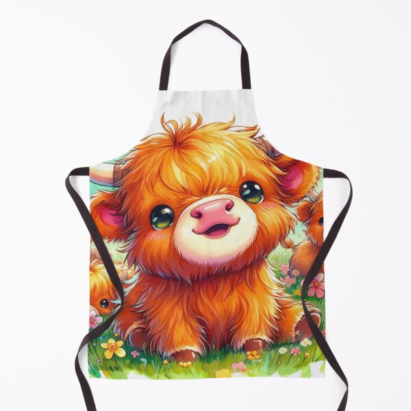 Item preview, Happiest Highland Cutie Cows designed and sold by Sunflwrconcepts and Designs.