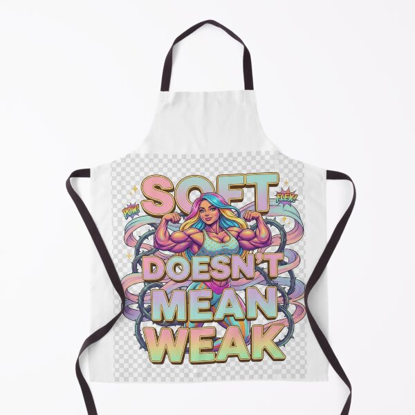 Item preview, Soft Doesn’t Mean Weak – Empowering 3D Feminine Strength Design designed and sold by GogoVibes.