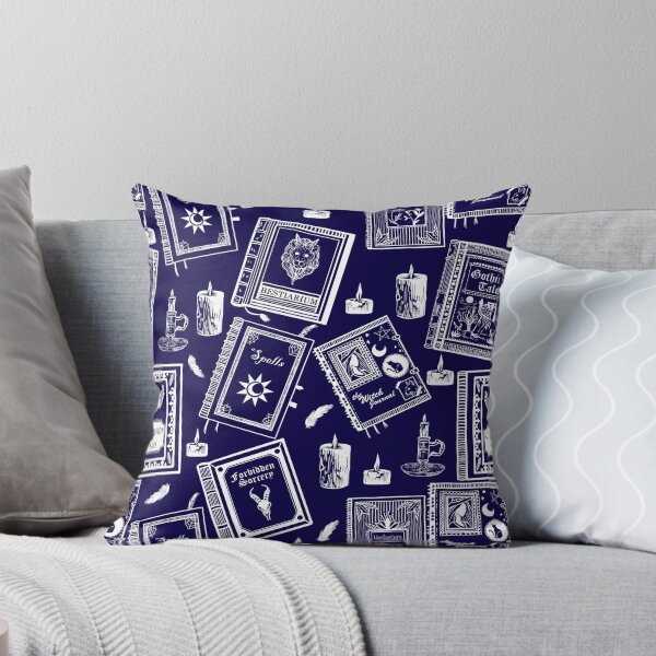 Item preview, The Witch Library of Obscure and Spell Books Navy Blue designed and sold by Carlo-Atzei.