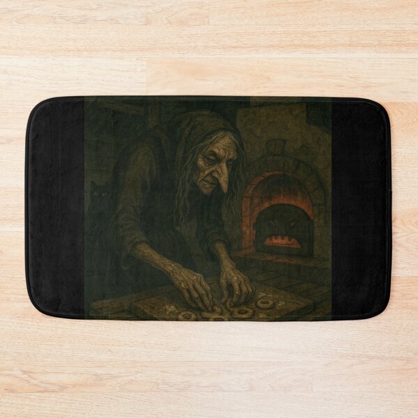 Item preview, Slavic Folk Horror – Baking Cookies with Baba Yaga – Vintage Dark Art | Slavic Bestiary designed and sold by JacobKAurumhead.