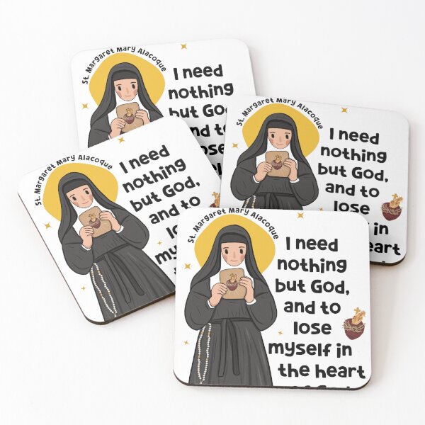 Item preview, St. Margaret Mary Alacoque designed and sold by Klawisdesign.