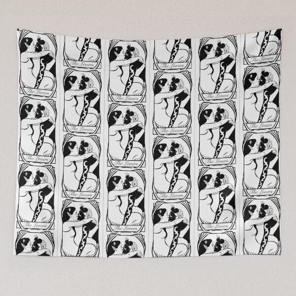 Item preview, Tarot Card- The Lovers designed and sold by Cinderpaw1.