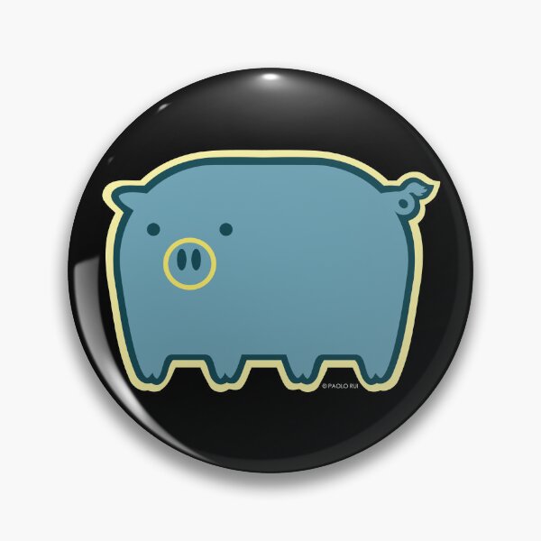 Item preview, Jolly Critters 1 (blue) - Ms.Pig 2 designed and sold by PaoloRuiDesign.