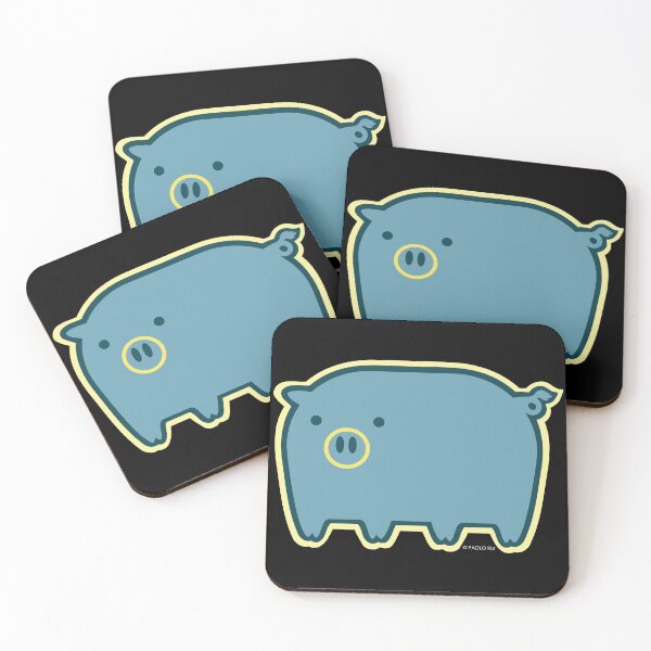 Item preview, Jolly Critters 1 (blue) - Ms.Pig 2 designed and sold by PaoloRuiDesign.