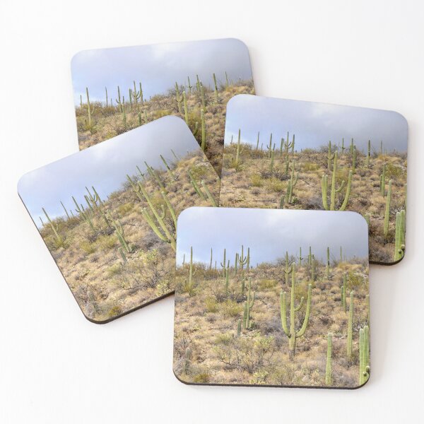 Item preview, Saguaro Cacti Cloudy Day designed and sold by simonjayphotos.