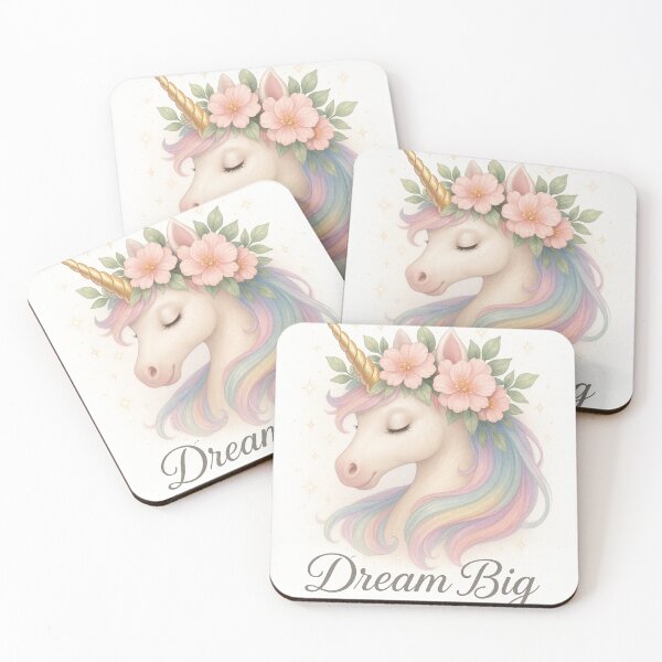 Item preview, Dream Big Unicorn – Licorne Perfect for Birthday Parties & Gifts designed and sold by medarabon04.