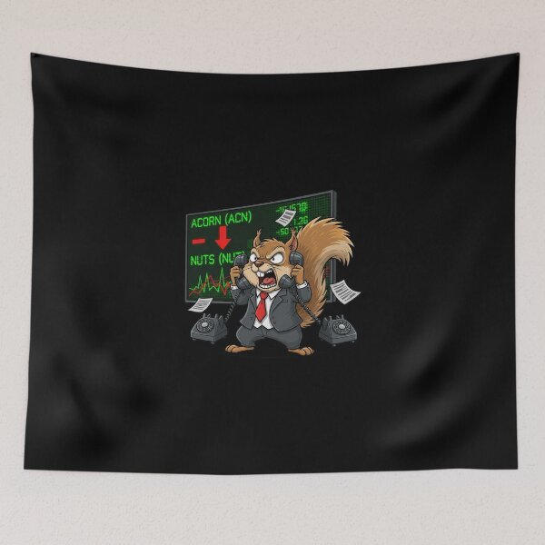Item preview, Stockbroker Squirrel – Acorn Market Chaos Meme designed and sold by Whisky1111.
