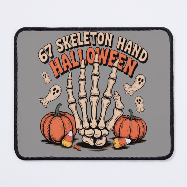 Item preview, 67 Skeleton Hand Halloween | Funny Spooky Skeleton Hand Design designed and sold by Avenius Graphics.