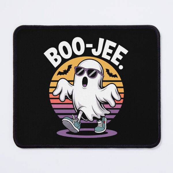 Item preview, Boo-Jee Ghost Sneakers T-Shirt | Retro Sunset Spooky Season Apparel designed and sold by DarylWelsh2024.