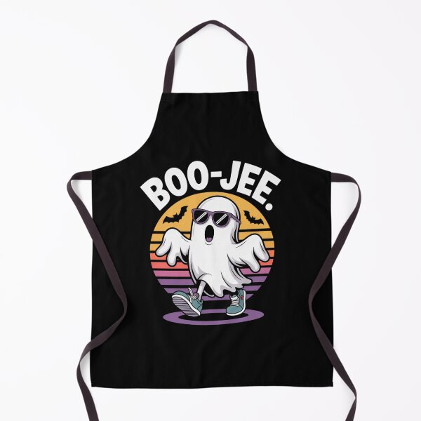 Item preview, Boo-Jee Ghost Sneakers T-Shirt | Retro Sunset Spooky Season Apparel designed and sold by DarylWelsh2024.