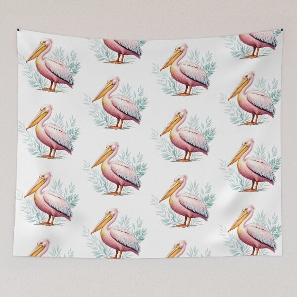Item preview, Pink pelican designed and sold by PrintLabStudio.