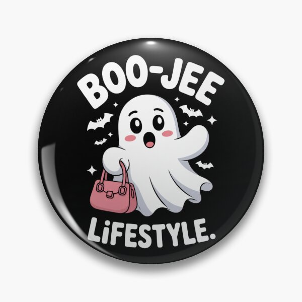 Item preview, Boo-Jee Lifestyle Ghost Cute Boujee Halloween Girly Spooky Design designed and sold by DarylWelsh2024.