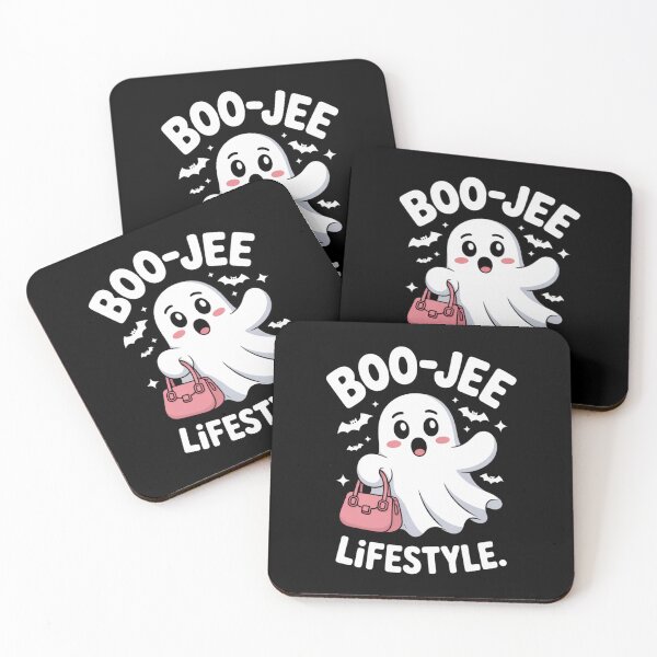 Item preview, Boo-Jee Lifestyle Ghost Cute Boujee Halloween Girly Spooky Design designed and sold by DarylWelsh2024.