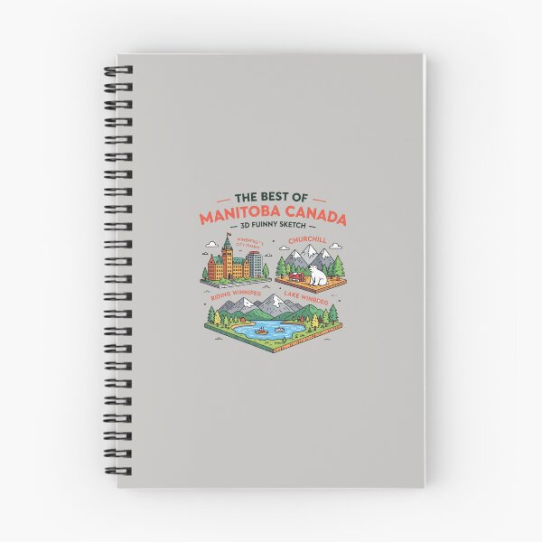Item preview,  The Best of Manitoba Canada – 3D Funny Sketch,  designed and sold by PaintMeWorld.