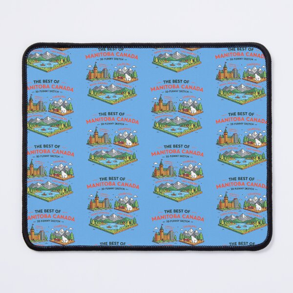 Item preview, The Best of Manitoba Canada – 3D Funny Sketch, designed and sold by PaintMeWorld.
