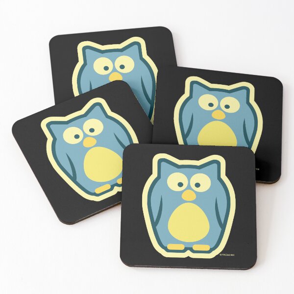 Item preview, Jolly Critters 1 (blue) - Owl 2 designed and sold by PaoloRuiDesign.