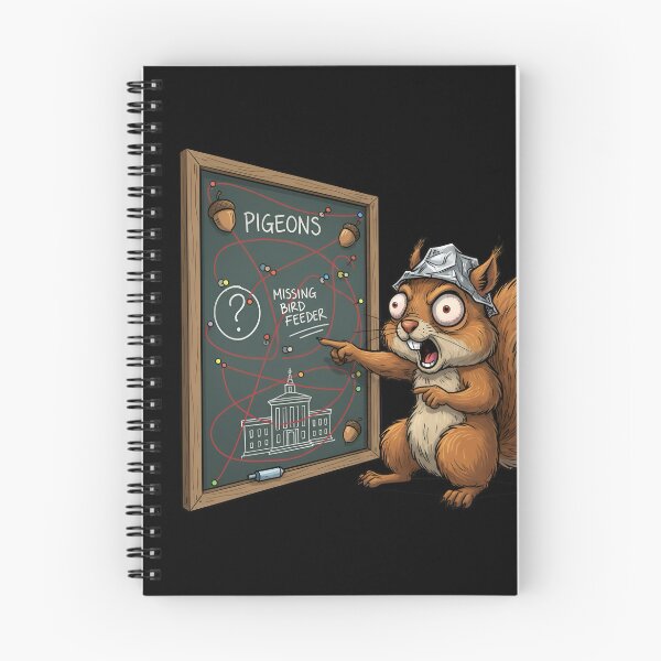 Item preview, Conspiracy Theorist Squirrel – Tinfoil Hat Meme designed and sold by Whisky1111.