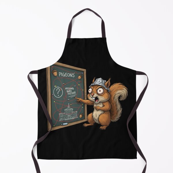 Item preview, Conspiracy Theorist Squirrel – Tinfoil Hat Meme designed and sold by Whisky1111.