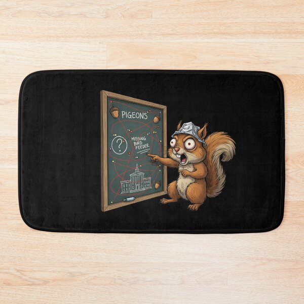Item preview, Conspiracy Theorist Squirrel – Tinfoil Hat Meme designed and sold by Whisky1111.