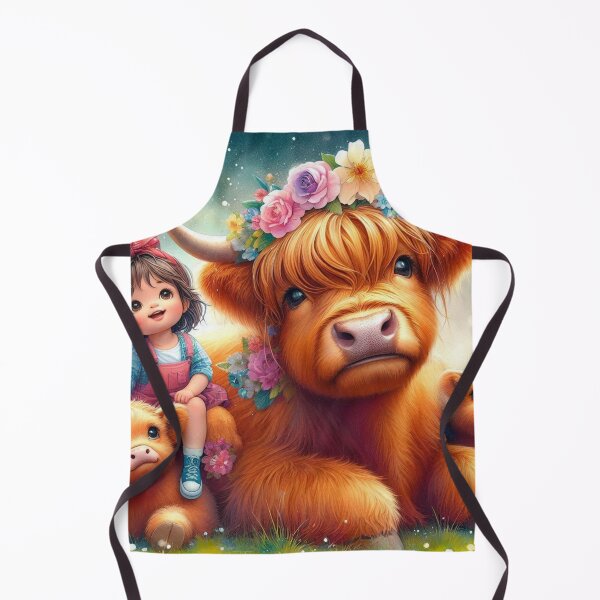 Item preview, Just a Girl and Her Highlands designed and sold by Sunflwrconcepts and Designs.
