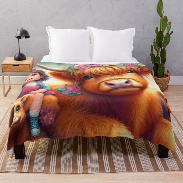 Item preview, Just a Girl and Her Highlands designed and sold by Sunflwrconcepts and Designs.
