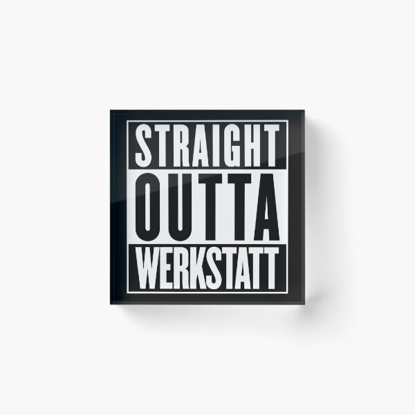 Item preview, Straight outta workshop (white) designed and sold by VEB Ostladen.