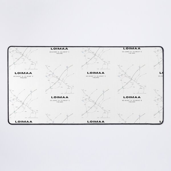 Item preview, Loimaa Finland Map | Modern Minimalist Nordic Poster designed and sold by RM-Journey.