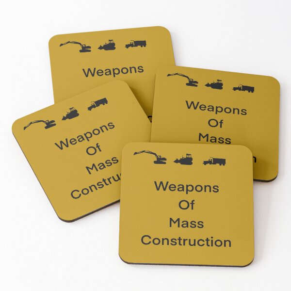 Item preview, Weapons of Mass Construction  designed and sold by NeilInglisArt.