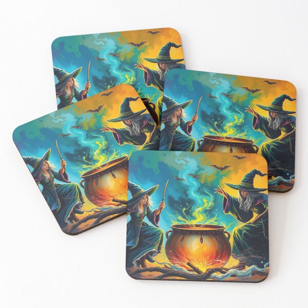 Item preview, Witches’ Brew Beneath the Burning Sky designed and sold by ArtComixHaven.