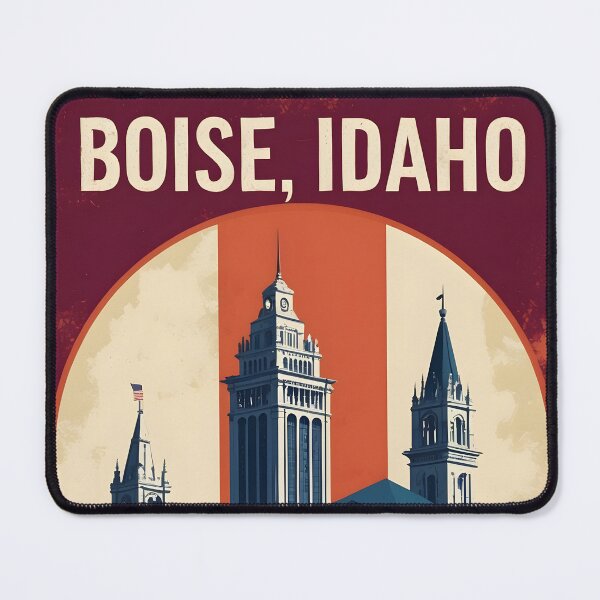 Item preview, Boise Idaho 1950s USA Vintage Travel Tourism designed and sold by TravelersGems.