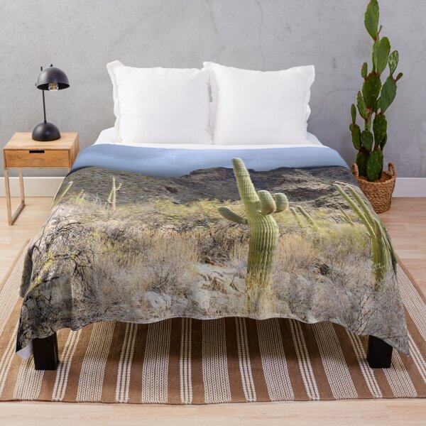 Item preview, Saguaro Cactus Cloudy Catalina Mountain View designed and sold by simonjayphotos.