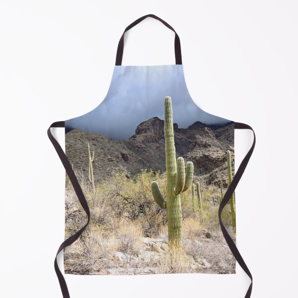 Item preview, Saguaro Cactus Cloudy Catalina Mountain View designed and sold by simonjayphotos.